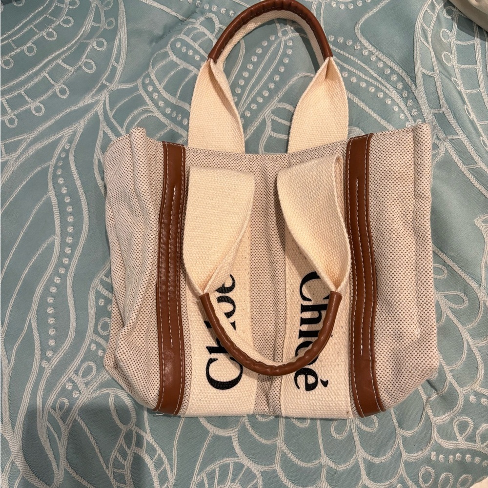 Chloe Small Woody Tote Bag - Picture 3 of 9